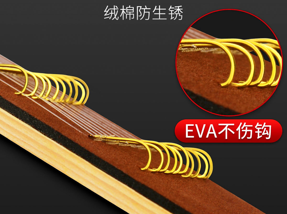 Pre-Tied Double Hook Rigs, Gold Sleeve, Barbed/Barbless – product photo