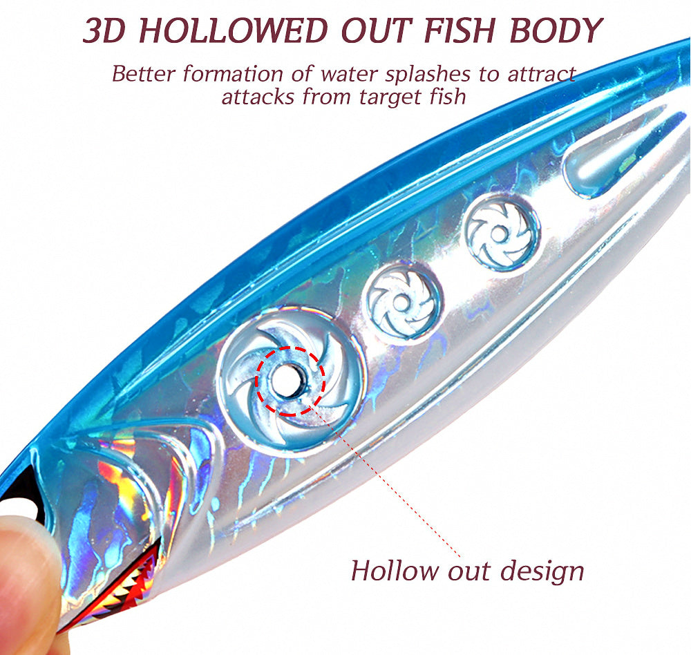 3D Hollow Glow Slow Pitch Jig, 150–250 g (5.3–8.8 oz) – product photo