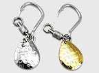 Bearing Spinner Hook, Gold or Silver, Sizes 1–2/0 – product photo