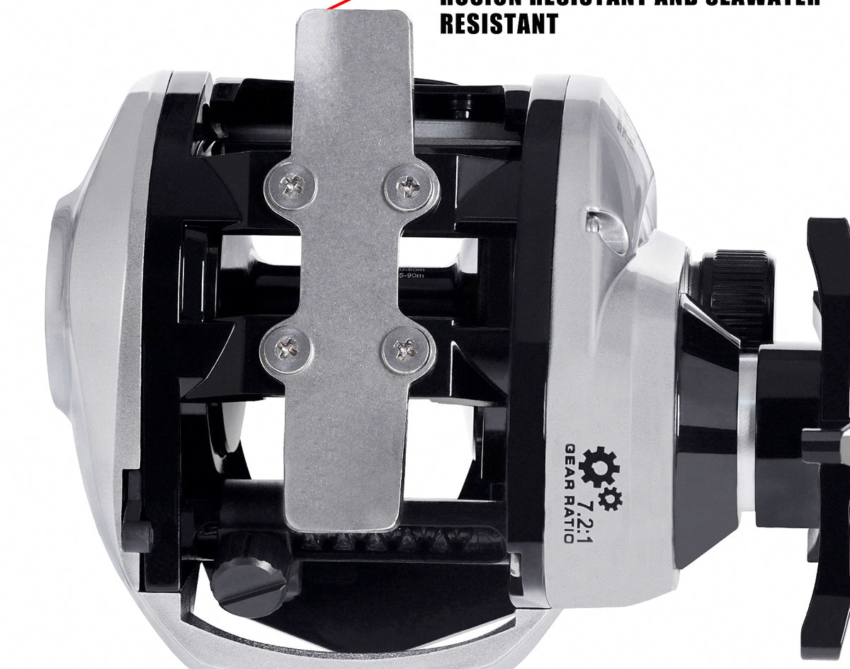 Wide Body Large Baitcasting Reel for Saltwater Boat Fishing – product photo