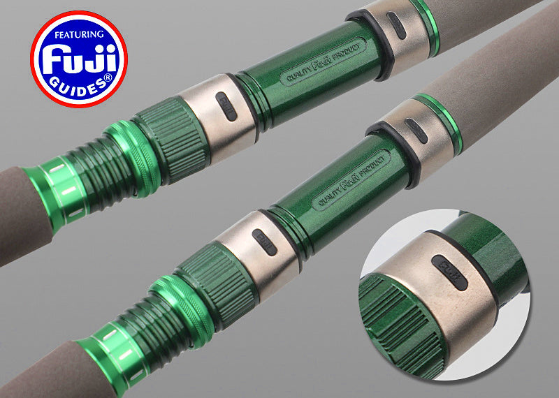 2-Piece Carbon Boat Fishing Rod, Glow Tip, 1.98–2.7 m – product photo