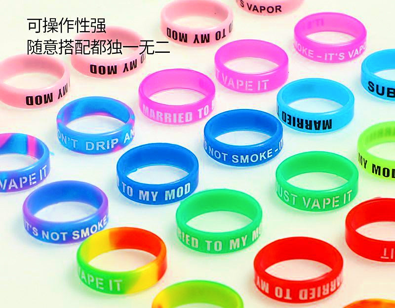 Silicone Rod Anti-Slip Rings & Butt Caps, Matte – product photo