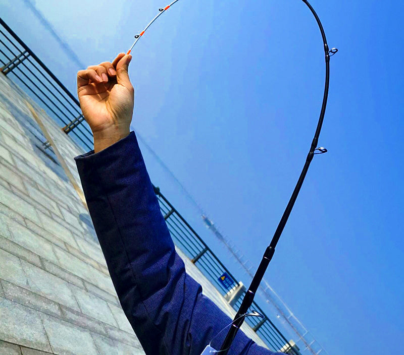 Offshore Boat Rod, 2-Piece Soft Action, Glow Tip, 1.8 m (5.9 ft) – product photo