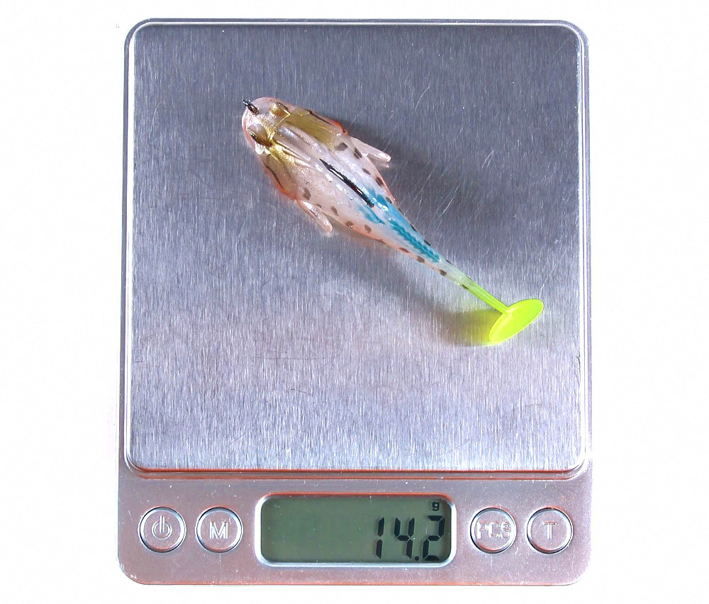 Mudskipper Soft Bait, Weighted Paddle Tail, 7 cm 14 g (0.5 oz) – product photo