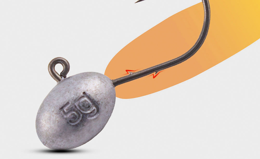 Jig Head Hooks for Soft Baits, #8 to 1/0, 1–7 g (0.04–0.25 oz) – product photo