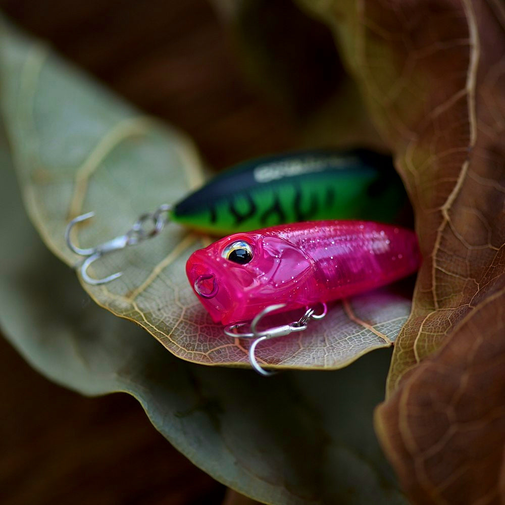 Mini Floating Popper Topwater Lure, 38 mm, 3.3 g (0.12 oz) – product photo