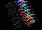 Glow Rattle Jointed Shrimp Lure, Soft Legs, 9 Colors – product photo