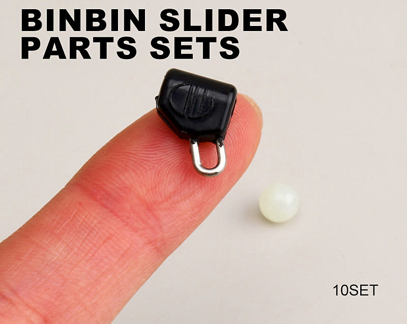 Float Slider Clip Connector with Glow Beads, 10-Pack – product photo