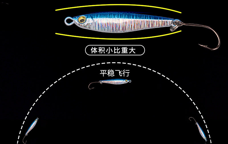 Micro Casting Jig, Single Hook, 3.5–6.5 g (0.12–0.23 oz) – product photo