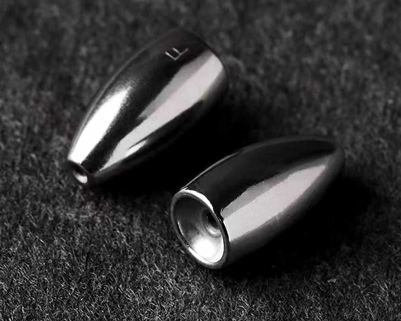Tungsten Barrel Bullet Sinkers, 0.06–0.49 oz (1.8–14 g) – product photo