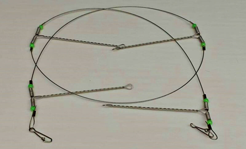 Wire Leader Multi-Hook Dropper Rig, 2–5 Hooks – product photo