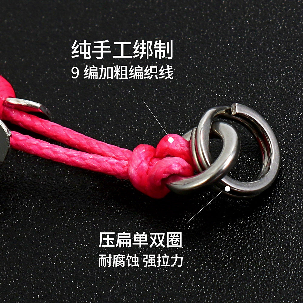 Wire Double Assist Hooks with Glow Thread, 1/0–5/0 – product photo