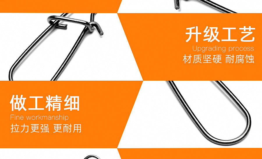 Stainless Steel Fast Snap Reinforced Safety Pin Snaps, Black – product photo