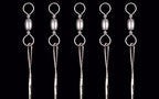 Steel Wire Leaders with Snap, 25-Pack, 15–30 cm (5.9–11.8 in) – product photo