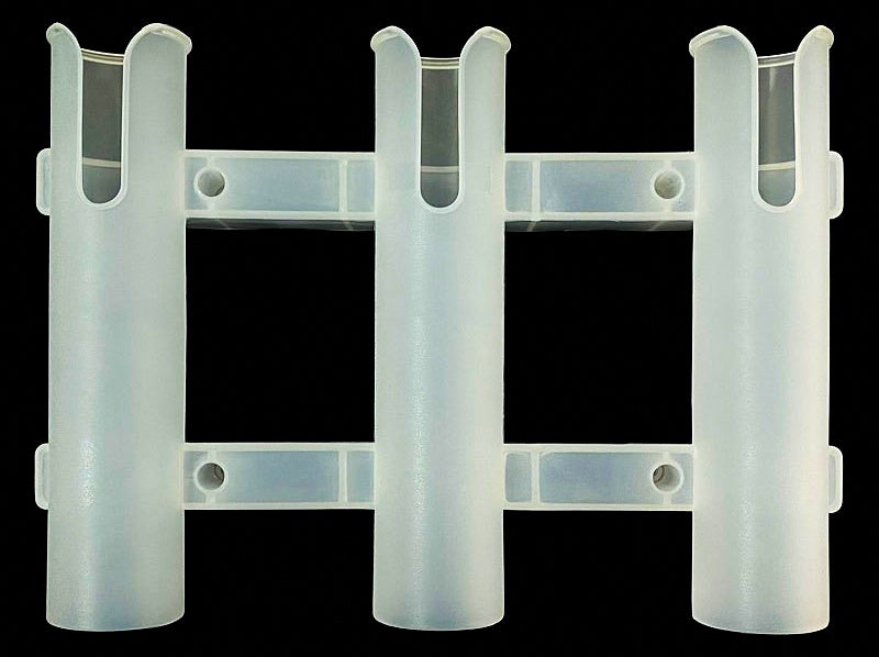 ABS Boat Fishing Rod Holder, Black or Clear White – product photo