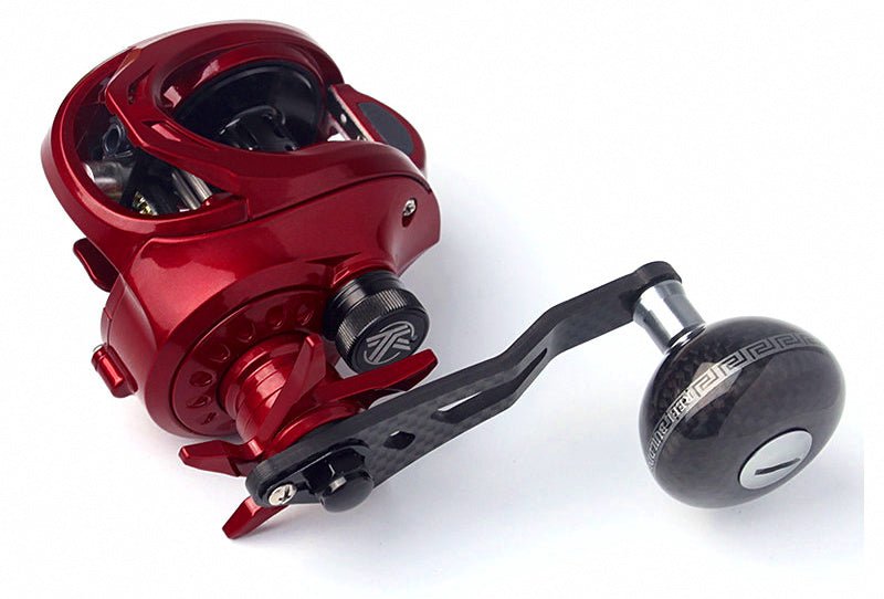 Baitcasting Reel Handle, Carbon Single Arm with Carbon Knob – product photo