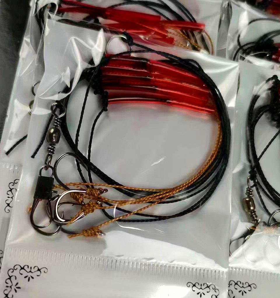 5-Hook Bait Rigs, Iseni & Maruseigo Hooks, 50-Set Card – product photo