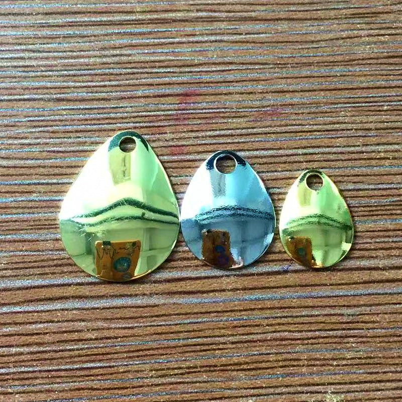 DIY Spinner Blades for Lure Building, Teardrop & Willow Leaf – product photo