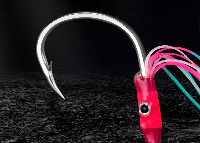 Glow Thread Double Assist Hooks, Sizes 1/0–5/0 (2 per pack) – product photo