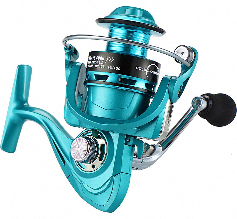 Metal Spinning Reel with Alloy Spool, Sizes 1000–7000 – product photo