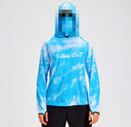 Men's Hooded Sun Protection Fishing Shirt, Quick-Dry – product photo