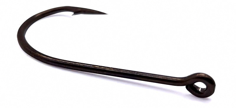 Barbed Tube-Eye Hooks, High Carbon Steel, Bulk Pack – product photo
