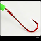 Pre-Tied Hook Leader Rigs, Size 9/10/12, 5-Set Pack – product photo