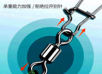 Fishing Snap Connectors, Pin Snap with Figure-8 Ring – product photo