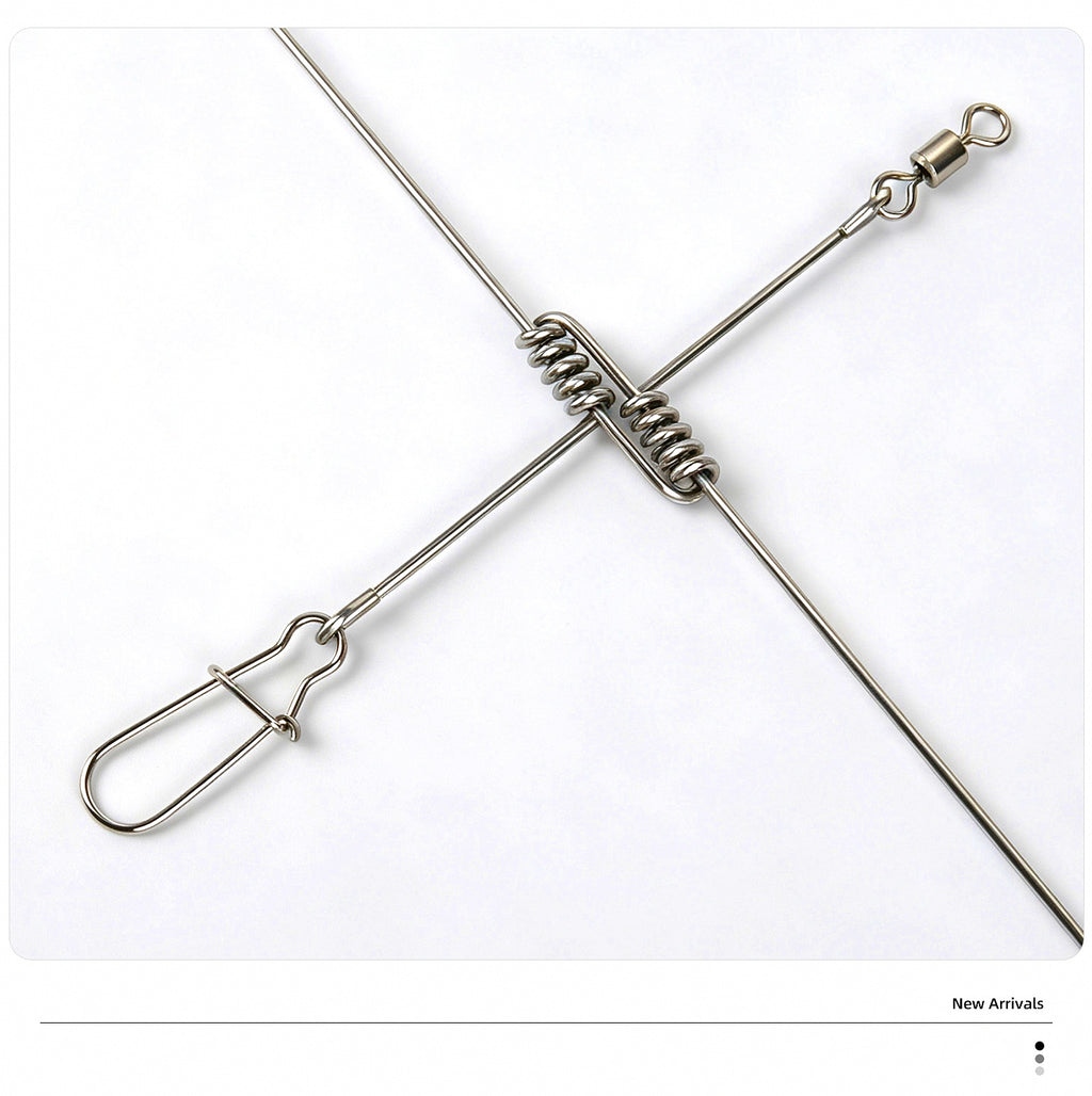 Boat Fishing Wire Boom Rig, Soft Arm, 60 or 80 cm (24/31 in) – product photo