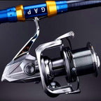 Full Metal Stainless Steel Saltwater Reel, 12 Bearings, 4.8 Ratio – product photo