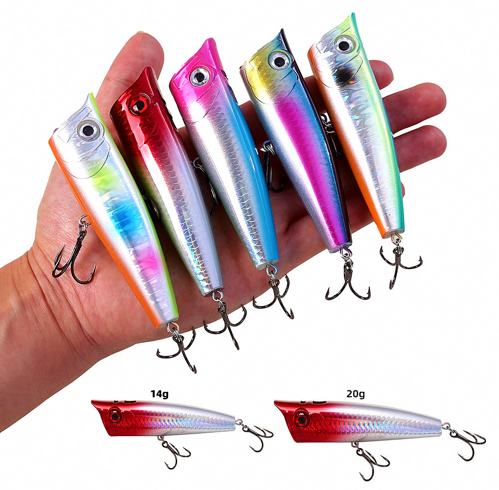 Topwater Popper Lure, 14 g (0.5 oz) & 20 g (0.7 oz) – product photo