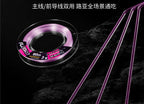 Fluorocarbon Leader Line, Clear, Pink & Ice Blue (No. 0.6–8) – product photo