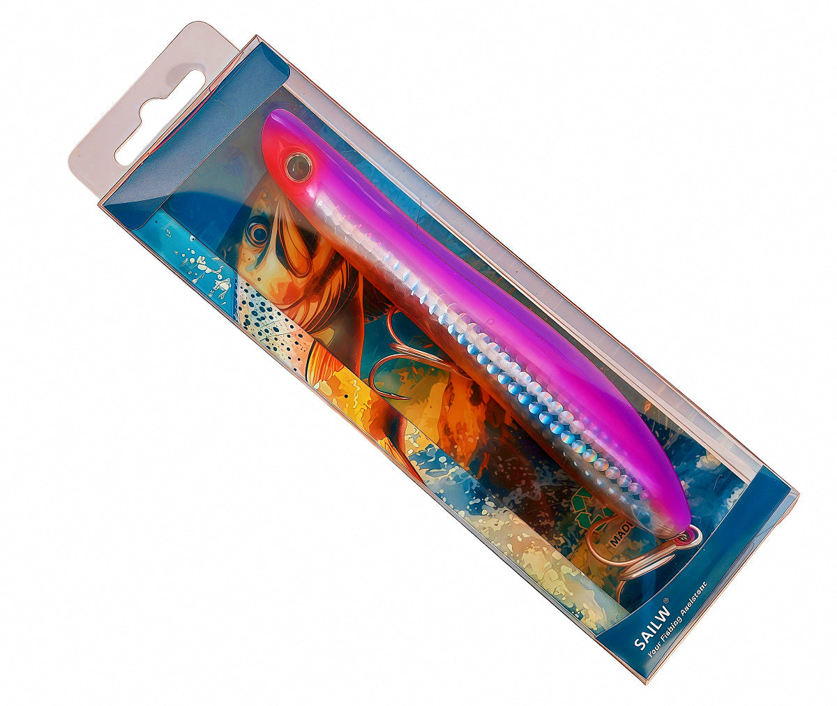 Topwater Pencil Lure, 135 mm (5.3 in), 34 g (1.2 oz) – product photo