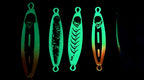 UV Glow Metal Jig, Fish Shape, 20–80 g (0.7–2.8 oz) – product photo