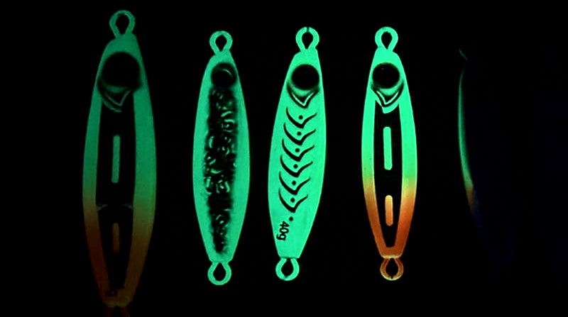 UV Glow Metal Jig, Fish Shape, 20–80 g (0.7–2.8 oz) – product photo