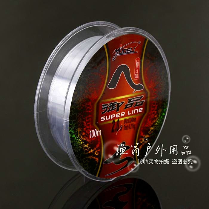 Nylon Fishing Line, 100 m (109 yd), White, No. 0.4–8.0 – product photo