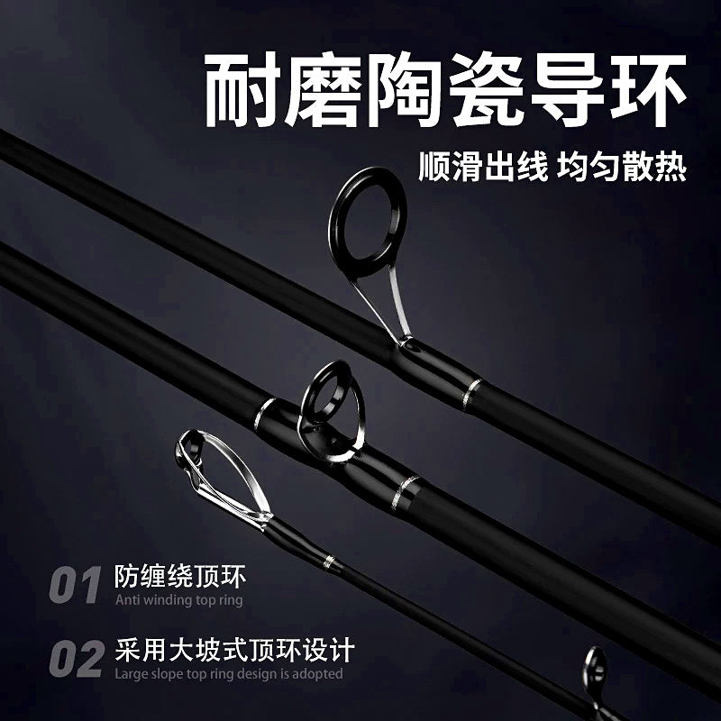 Carbon 2-Piece Lure Rod, MH/H, 2.1–3.0 m (6.9–9.8 ft) – product photo