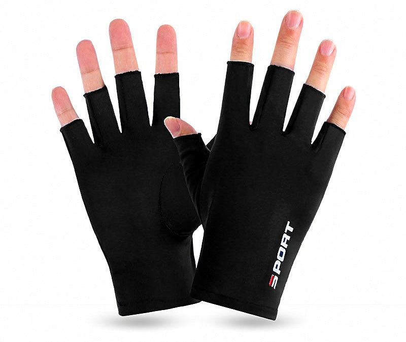 Thin Summer Fishing & Cycling Gloves, Spandex – product photo