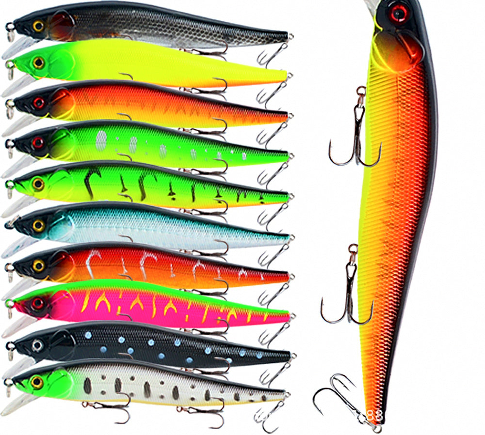 Sinking Minnow Hard Bait, 12 cm (4.7 in), 13.5 g (0.48 oz) – product photo