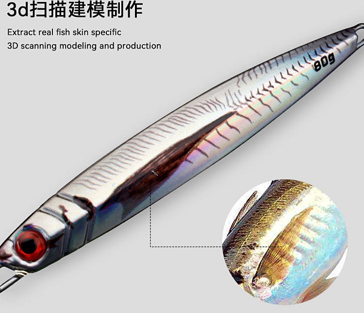 Slow Pitch Jig, 60–100 g (2.1–3.5 oz), Baitfish Patterns – product photo