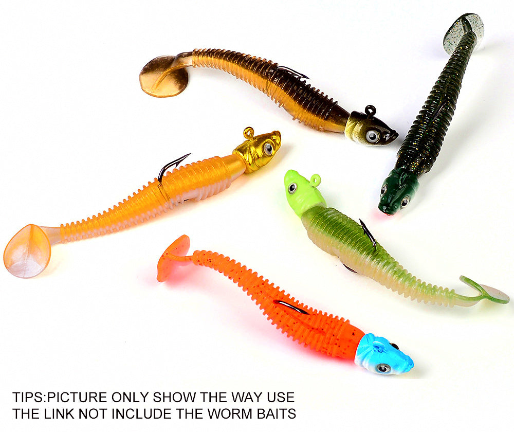 Fish Head Jig Head Hooks, 3.5-7 g (0.12-0.25 oz), 5 Pack – product photo