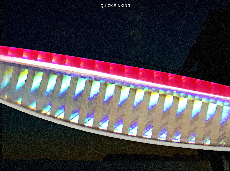 Fish-Shaped Glow Metal Jig, 40–100 g (1.4–3.5 oz) – product photo