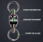 Ball Bearing Swivels, Stainless Steel, 10-Pack, Sizes #0–#10 – product photo