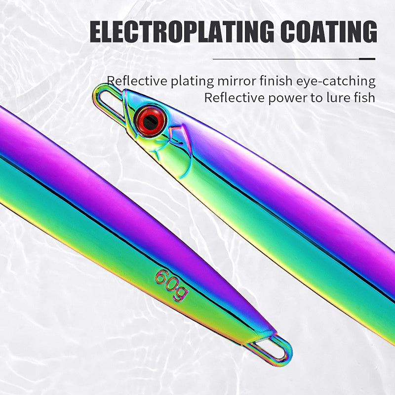 Slim Metal Speed Jig, 60 g (2.1 oz), Silver / Multicolor – product photo