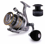 Metal Spinning Reel, Front Drag, Sizes 1000–7000 – product photo