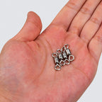 Figure-Eight Connector Rings, 10 Pack, Sizes #1–#8