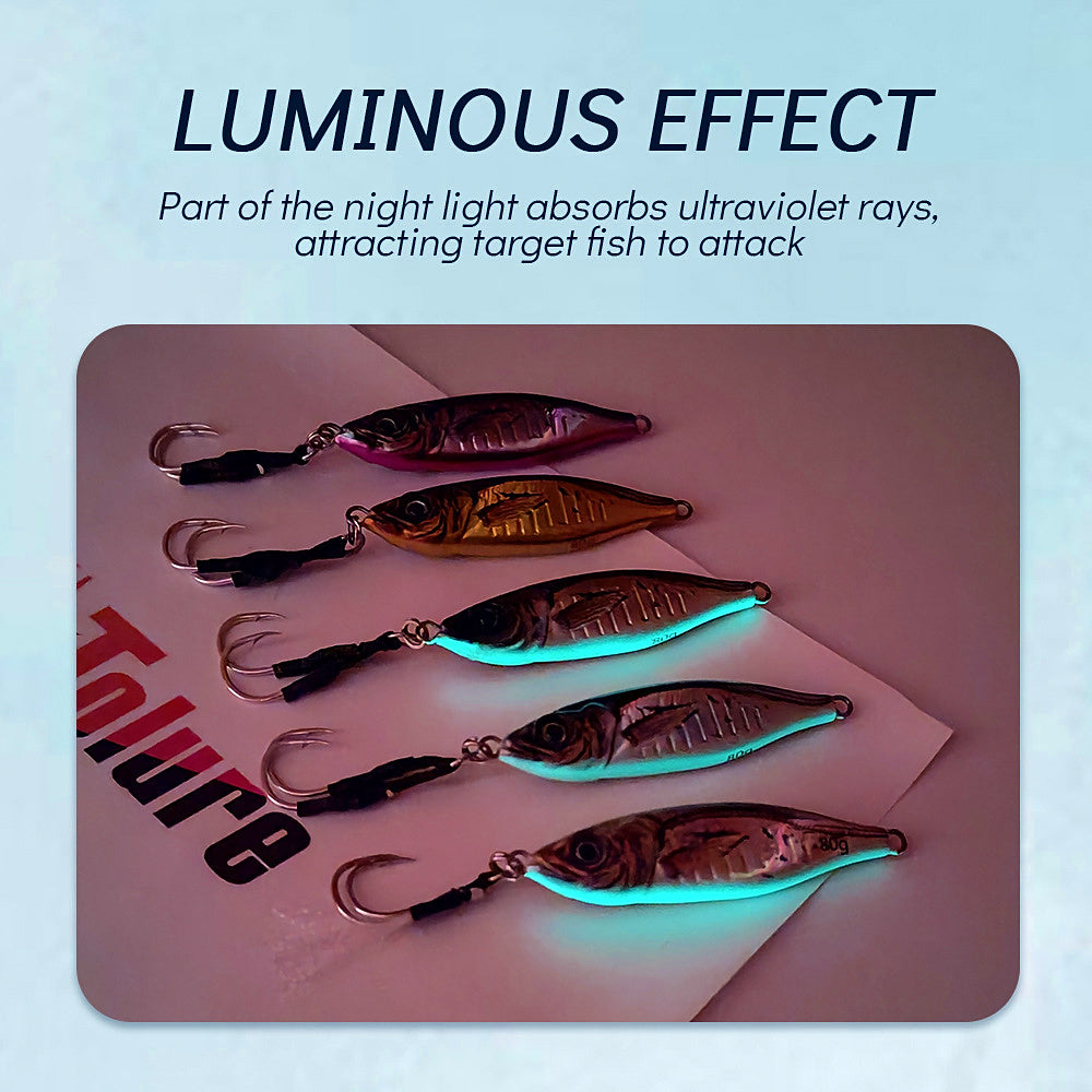 3D Printed Glow Slow Pitch Jig, 60–80 g (2.1–2.8 oz) – product photo