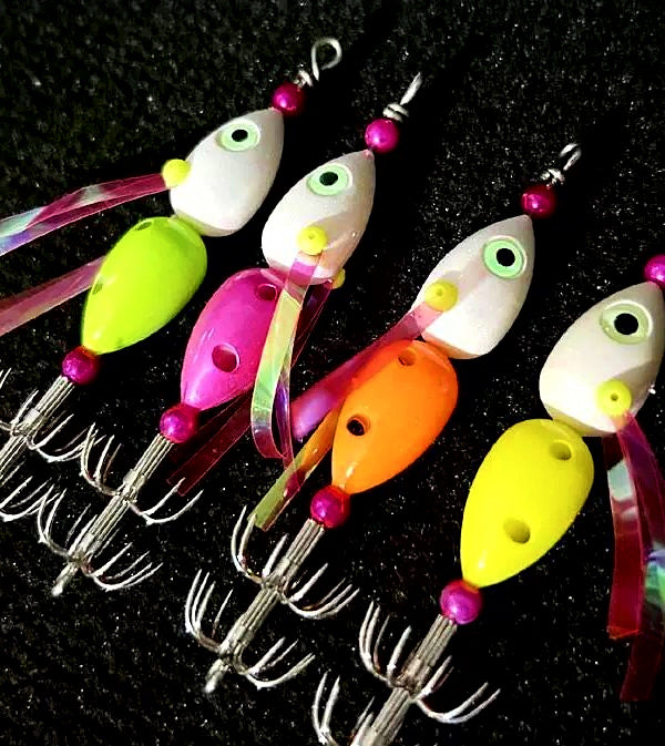 Luminous Squid Hook Rig with Bead, Small Ant Style – product photo