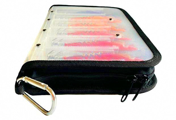 Double-Layer Plastic Lure Box for Jigs & Spoons, Clear – product photo