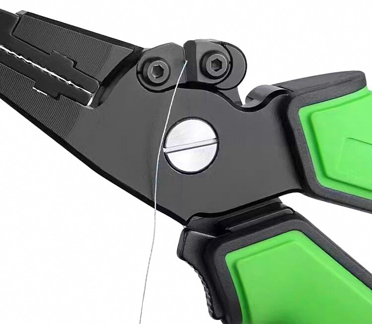 Fishing Pliers & Fish Gripper with Scale, Aluminum Alloy – product photo